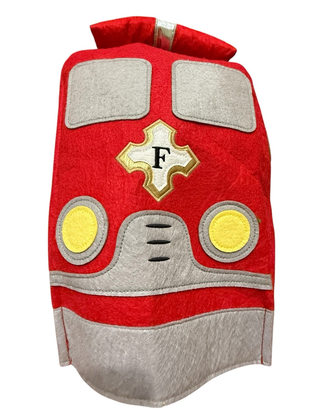 Pottery Barn Kids 3D Firetruck Halloween Costume Size 3T Red Fireman - Picture 7 of 10